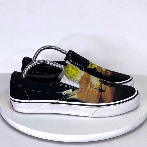 VANS Star Wars Mandalorian This Is The Way Shoes Mens 8.5 Grogu Mando Yoda - Picture 3 of 10